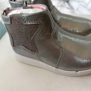 Stride Rite Nina Silver Shoes (Size 10M) - Stylish & Comfortable, New in Box!